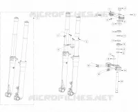 FORCELLA ANTERIORE / PIASTRA STERZO INFERIORE