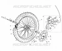 RUOTA / PINZA FRENO ANTERIORE
