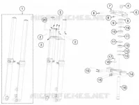 FORCELLA ANTERIORE / PIASTRA STERZO INFERIORE