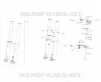 FORCELLA ANTERIORE / PIASTRA STERZO INFERIORE