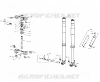 FORCELLA ANTERIORE / PIASTRA STERZO INFERIORE