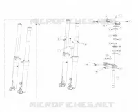 FORCELLA ANTERIORE / PIASTRA STERZO INFERIORE