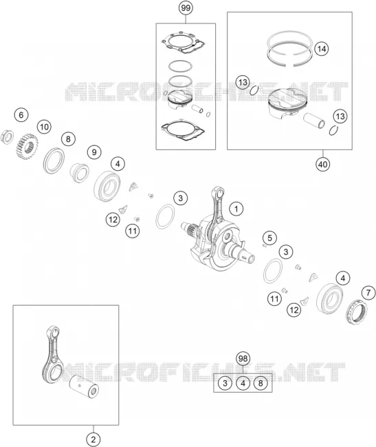 ALBERO MOTORE / PISTONE
