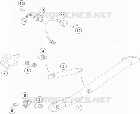 CAVALLETTO LATERALE / CENTRALE