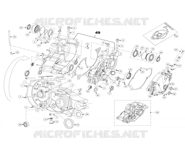 CARTER MOTORE / KIT GUARNIZIONI
