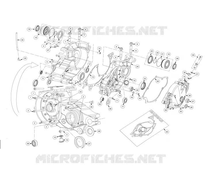 CARTER MOTORE / KIT GUARNIZIONI